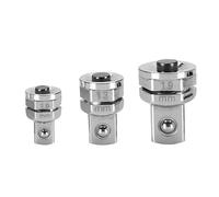 Adaptateur pour douilles 3/8" avec clé de 13 mm, idéal pour les travaux de mécanique et le réglage de la visserie.