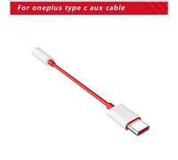 Adaptateur Pour Écouteurs Oneplus 6t 8t 7 Pro Type C Vers 3.5mm,Câble Convertisseur Audio Mx Pour Oneplus 8/8 Pro Nord Procureur-C - Type C To 3.5mm 1pcs