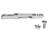 Adaptateur pour etrier de frein avant sram flat mount 140 160 mm absoluteblack gris