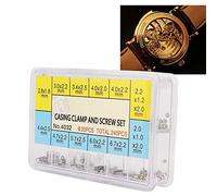 Adaptateur pour fixer le mouvement de la montre Vis de fixation 10 pièces de pièces de montres de différentes tailles Accessoires en acier Outils de réparation de montres