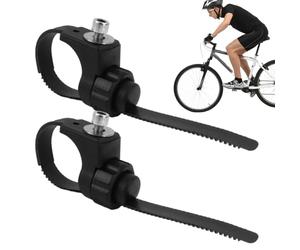 Adaptateur pour Fourche de Vélo - Adaptateur Universel De Fixation Latérale À Vis pour Fourche De Vélo,Accessoires De Montage De Porte-Bagages Réglable avec 2 Anneaux Universels