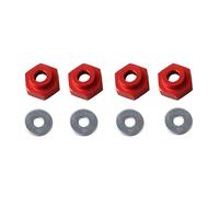 Adaptateur Pour Hsp 1/10 Rc Car Buggy Monster Bigfoot Truck, 4 Pièces, Jante De Roue Hexagonale 12mm Tour 17mm, Peut Utiliser Des Pneus 1/8, Ca4365