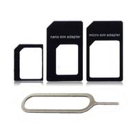 Adaptateur pour iPhone 5 iPad Mini Nano SIM Carte Micro SIM Kit