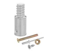 Adaptateur pour Manche de Balai Fileté 0,8 Pouce en Alliage D'aluminium | Acier Inoxydable, pour Manche à Balai et Rallonge, Installation Facile, Connexion Ferme