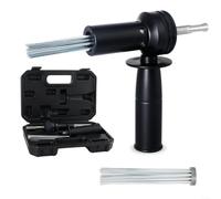 Adaptateur pour marteau pour sds avec 18 Aiguilles Dérouilleur | 18 aiguilles en acier trempé, force uniforme, pour idéal rouille et béton, compatible pour marteau pour sds, usage intensif