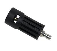 Adaptateur pour Nettoyeur Haute Pression Compatible avec Kärcher K1-K7,Raccord Rapide à Baïonnette 1/4" pour Accessoires Nettoyage Haute Pression et Tuyaux (Black) (Black 2)