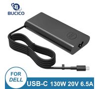 Adaptateur pour ordinateur portable 130W USB-C Type C 20V 6.5A pour Dell XPS 15 9570 9575 DA130PM170 HA130PM170 HA130PM130 Chargeur d'alimentation AC NO Plug Cord