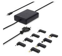 Adaptateur pour Ordinateur Portable - NEDIS - 100 W - USB-C - 8 embouts - GaN