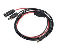 Adaptateur pour panneau solaire avec fiche compatible MC4 vers fiche creuse 8 mm Revolt