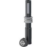 K&M Adaptateur pour pied d'enceinte 21344 Easy Lock Ø35-37 mm Crochet sécurité Acier Noir