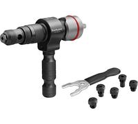 Adaptateur pour pistolet riveter pour rivets aveugles de 2,4 à 6,4 mm, avec poignée en T, embout de rivet, embout de rivet Fortum 4770663