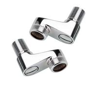 Adaptateur pour Pommeau de Douche sur Robinet de - Connecteur de Remplacement à Angle Réglable | Adaptateur de Pommeau de Douche | pour Cuisine Buanderie Rénovation Amélioration du Logement