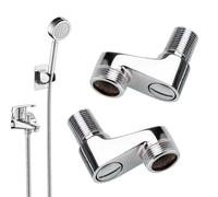 Adaptateur pour Pommeau de Douche sur Robinet de,Raccord à angle réglable de remplacement de valve,Rallonge de Pommeau de Douche | pour Cuisine Buanderie Rénovation Amélioration du Logement