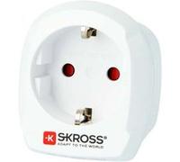 Adaptateur pour prise d'alimentation Skross Europe vers UK Blanc Blanc G