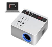 Adaptateur pour prise de voiture - Adaptateur pour chargeur de voiture, port USB à charge rapide, convertisseur d'électricité pour véhicules portables, hub de voyage compact pour utilisation en