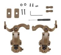 Adaptateur pour Rail de Casque à Rotation Multi-Angle, Kit de Support de Casque de tir pour Casque Tactique adapté au Rail M-Lok de OPS Core Arc et Team Wendy