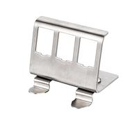 Adaptateur pour Rail DIN ROLINE Non équipé, pour 3 Keystones
