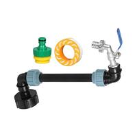 Adaptateur pour réservoir de gallon | Robinet de sortie de réservoir de 19 mm avec tube d'extension - Accessoires pour vannes de cuve et stockage domestique et industriel de liquides