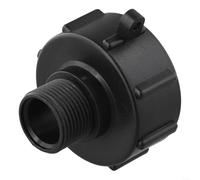 Adaptateur pour réservoir d'eau IBC S60x6 avec 1 raccord de tuyau pour raccords rapides