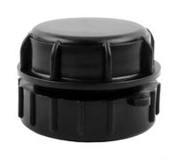 Adaptateur pour réservoir IBC avec conversion 62 mm vers S60x6 et couvercle pour une utilisation avec robinets à boisseau sphérique et tuyaux