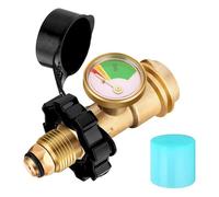 Adaptateur pour réservoirs de propanes, jauge de propane pour barbecue, chauffage, convertit les valves de service en joint de propane QCC1/Type1 anti-fuite