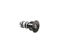 Humpert ergotec Adaptateur pour rétroviseur sur guidon M-88 Noir/Argent