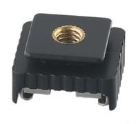 Adaptateur pour sabot de flash à vis 1/4 - Accessoire durable pour appareil photo Speedlight 580EX 430EX 420EZ sur pied d'éclairage ou porte-parapluie