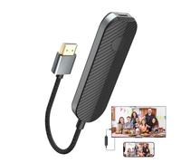 Adaptateur pour Streaming Display - Dispositif pour Streaming Multimédia HD Sur TV, Adaptateur Plug and Play,Pour Maison Appartement Hôtel Dortoir Voyage Vacances Salon Chambre