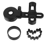 Adaptateur pour Téléphone pour Jumelles Noir en Plastique 38,5-43,5 MM | Montage à Pince Réglable, Centrage Précis, Utilisation les Mains, pour Objectifs 26-28mm et Démonstrations Scolaires
