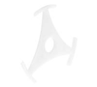 Adaptateur pour Tourne-Disque 45 Tours Triangle Blanc en Plastique