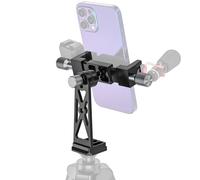 Adaptateur pour Trépied de Téléphone, Cenawin Support de Trépied de Smartphone en Métal avec 2 Griffes Froides, Arca-Swiss, Filetage 1/4" 3/8", Rotative à 360° pour iPhone 15 14 13 Pro Max Samsung S23