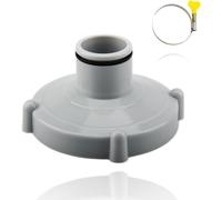 Adaptateur pour Tuyau d¿Aspiration-Adaptateur pour Tuyau de Piscine Compatible avec les Systèmes de Filtration pour Piscines Quick-Up Intex et Bestway$ (Ø 80 mm à Ø 32 mm) $avec Collier de Serrage
