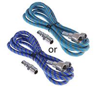 Adaptateur pour tuyau d'air tressé 1,8 m pour la plupart des kits avec adaptateur de compresseur de tuyau tressé en ligne