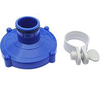 Adaptateur pour Tuyau de Piscine sur système de Filtration pour piscines Quick-up Intex et Bestway (diamètre 80 mm sur Ø 32 mm) avec Collier de Serrage