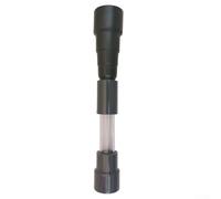 Adaptateur pour tuyau d'évacuation HFor avec tube en PVC transparent et connecteurs double taille pour une utilisation humide et plus propre (2,5 cm)