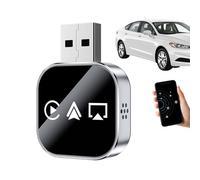 Adaptateur pour voiture sans fil : convertisseur plug-and-play pour miroir de l'écran, streaming de musique sans interruption, navigation, appels, assistance au stationnement