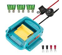 Adaptateur Power Wheel,Power Wheel Adapter 18V,Convertisseur de Puissance avec Fuse & Switch pour Voiture RC, Bricolage, Robotique, Camion RC