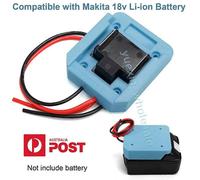 Adaptateur Power Wheels (12 AWG) pour batterie Makita 18 V Li-ion, connecteur de montage d'alimentation,