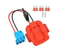 Adaptateur Power Wheels pour Voitures à Pédales pour Peg-Perego avec Connecteur Filaire pour Batterie Li-Ion pour Black + Decker 20V, A
