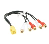 Adaptateur pré-ampli Mini ISO RCA