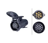 Adaptateur Prise 12 V 16 A 11446 N-TYPE HELLA Pour Notamment MERCEDES-BENZ