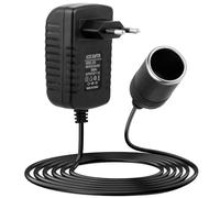 Adaptateur Prise Allume-Cigare, Convertisseur de Tension 100V-240V vers 12V 3A 36W Alimentation AC-DC Adaptateur Secteur Voiture, Transformateur Redresseur pour Auto Enregistreur Vidéo/Cameras