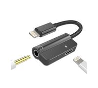 Adaptateur Prise Casque 3,5 mm Câble de Charge Lightning pour iPhone 14 Pro Max Voiture Splitter Audio AUX pour Apple Certifié MFi Chargeur Écouteurs Connecteur pour iPad Accessoires Convertisseur