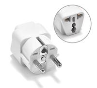 Adaptateur prise de voyage vers Europe, adaptateur de voyage universel, adaptateur secteur, 10 A, 2500 W, Allemagne, Allemagne, Allemagne, Espagne, prise européenne, prise européenne, adaptateur