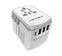 Adaptateur Prise Electrique Universel - LENCENT - 3USB 1 Type-C - 1920W - Voyage - Plus de 200 pays