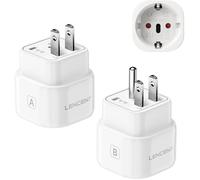 Adaptateur Prise France Type A Et B Vers Etats-Unis Canada, Prise Américain Usa Mexique Thaïlande Vietnam République Dominicaine C