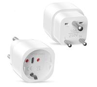 adaptateur Prise Inde, 2 pièces adaptateur Prise Sri Lanka, Type D, Blanc