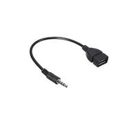 Adaptateur prise jack audio 3.5 mm à USB femelle