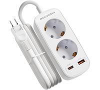 Adaptateur Prise Japon, 4 En 1 Adaptateur Japon Avec 2 Usb (Pd20W/Qc3.0), Double Prise Pour Japon, Panama, Thaïlande, Viêt Nam, Taïwan, 1,5 M Câble, Type A[Z1055]