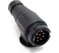 Adaptateur prise remorque 13 Broches 12V Feux stop Clignotant Feu brouillard Feu arrière